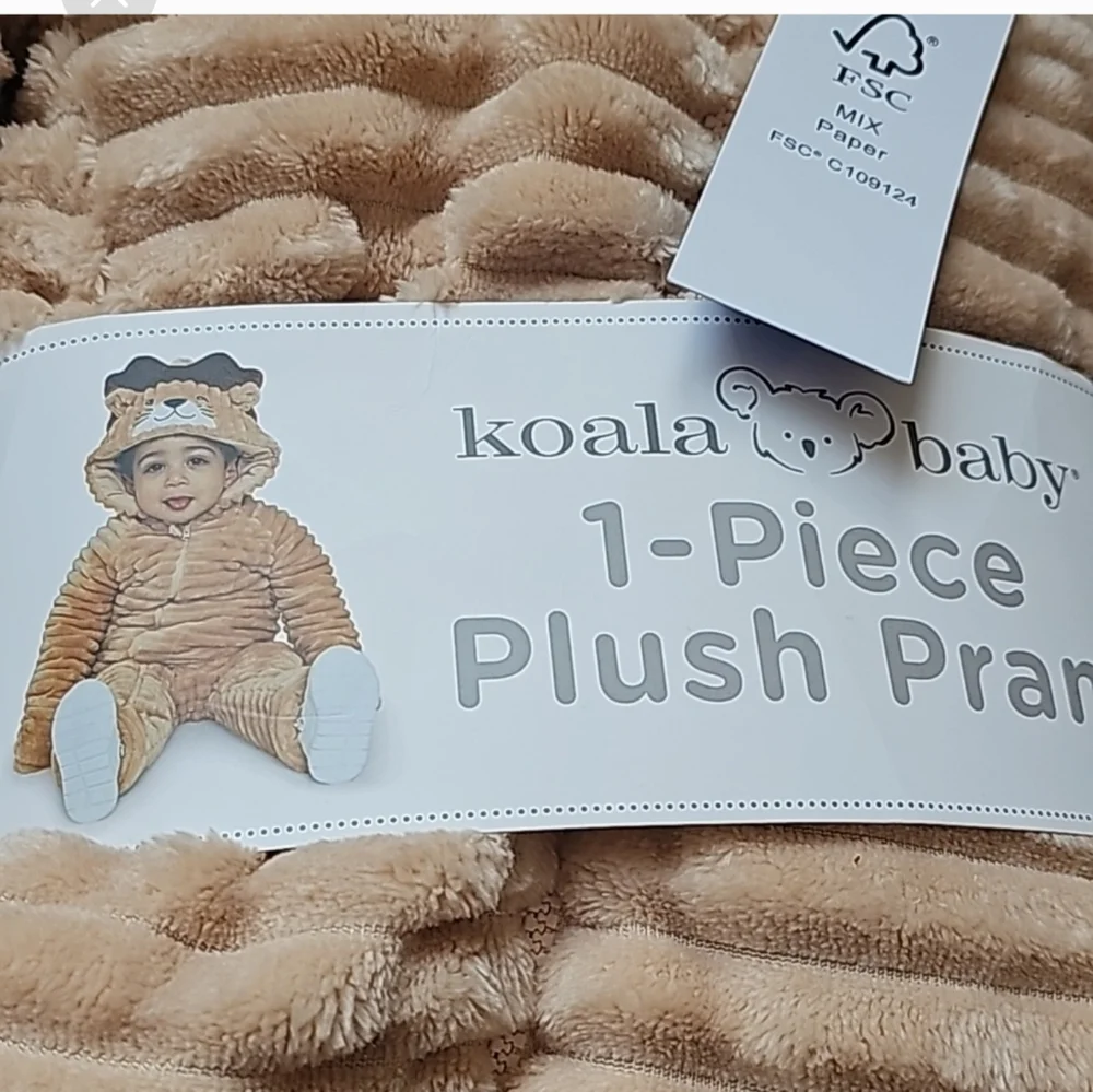 KOALA BABY 1 PIECE PLUSH PRAM KOALA BABY INFANT 1-PIECE FLEECE JUMPER li…